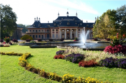 Wasserpalais mit Innengarten Schloss Pillnitz